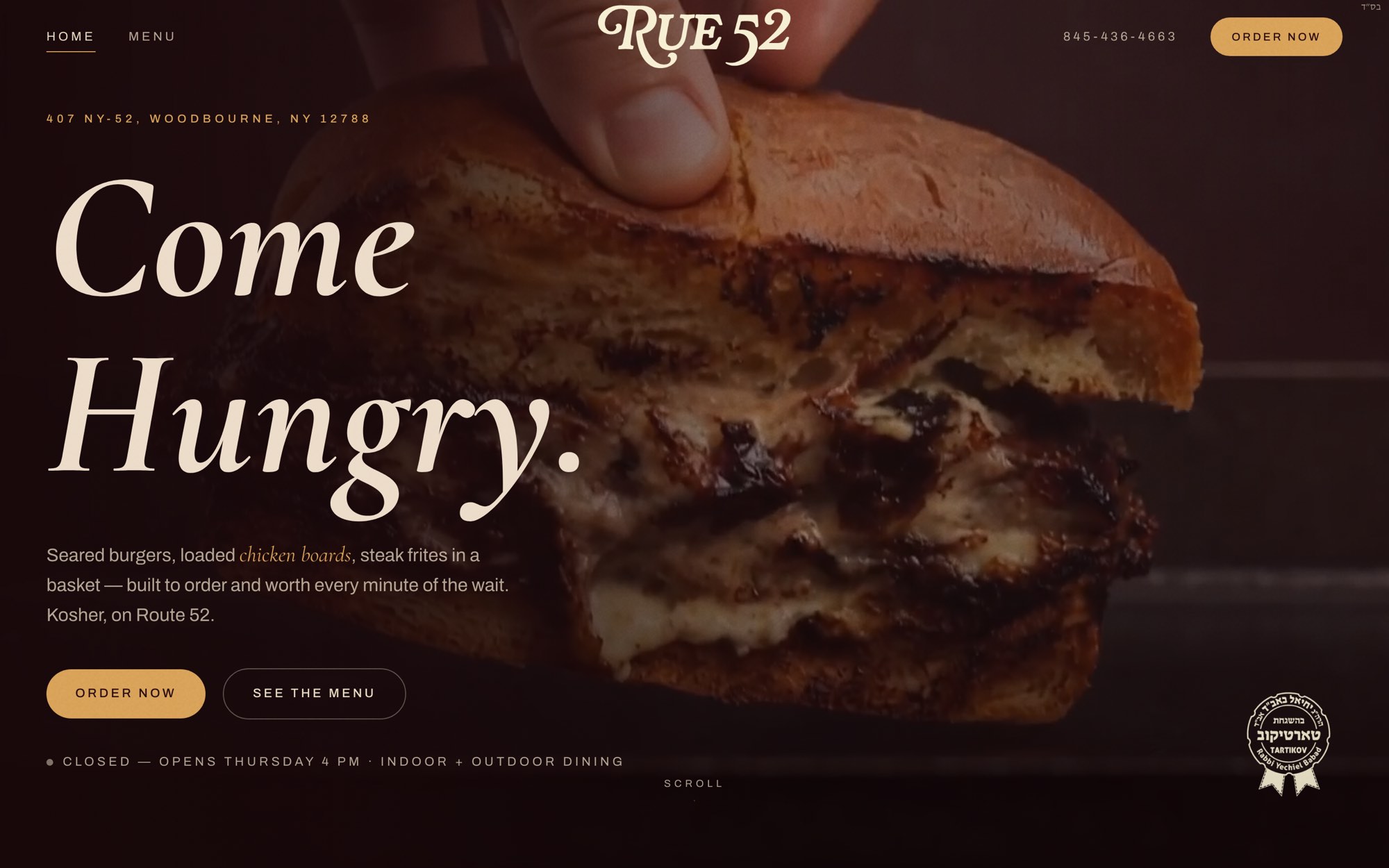 Rue 52 homepage