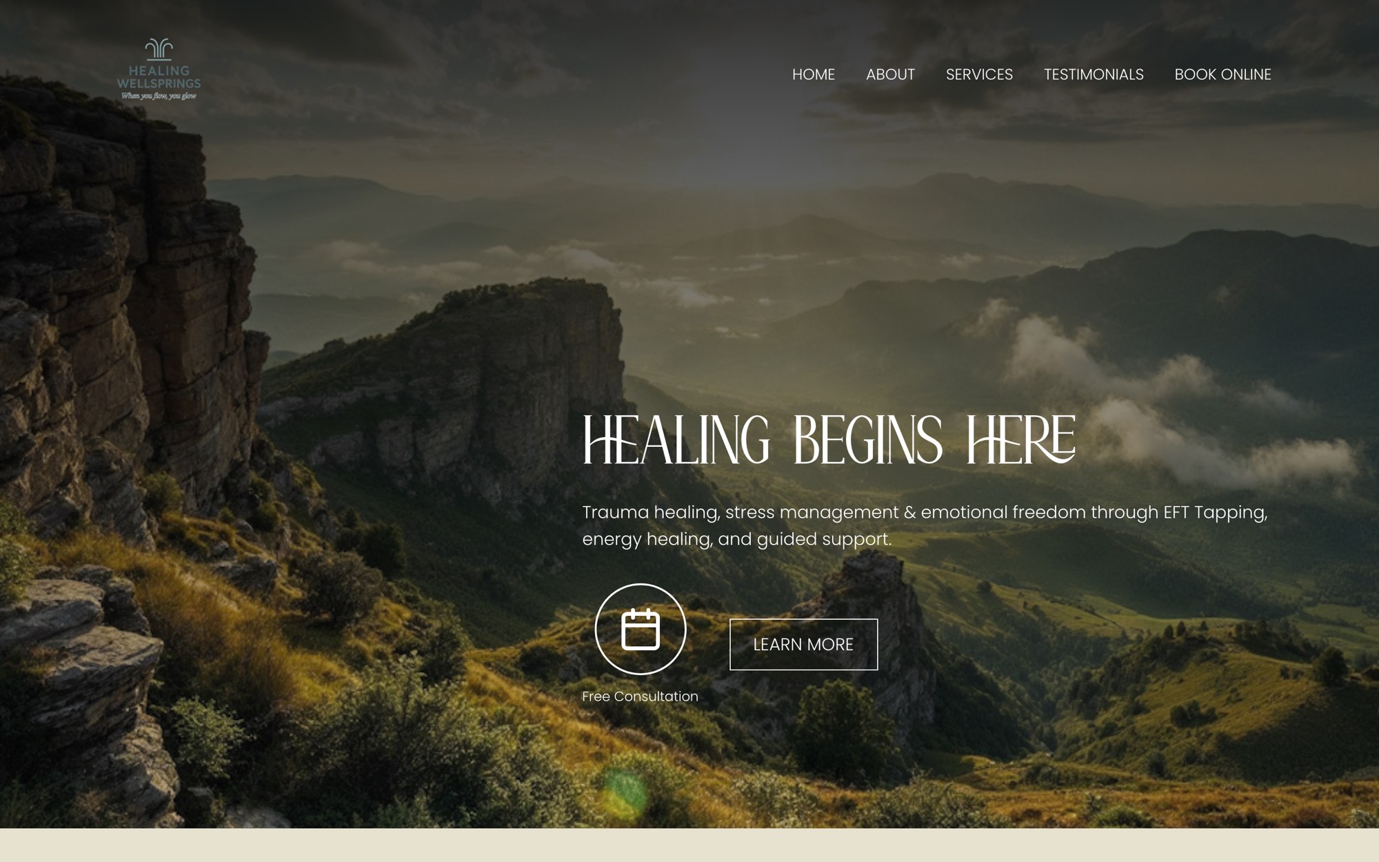 Healing Wellsprings homepage